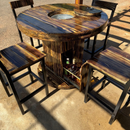 Mesa Cooler Rústica Artesanal