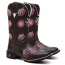Bota Texana Feminina "Mandala Rosa" - Esporatto