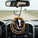 COMPRE 1 LEVE 3 - Enfeite De Retrovisor Boi Gado Nelore + Mini Laço