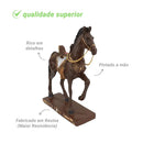 Cavalo Marchador com Cela Completo – Decoração Artesanal
